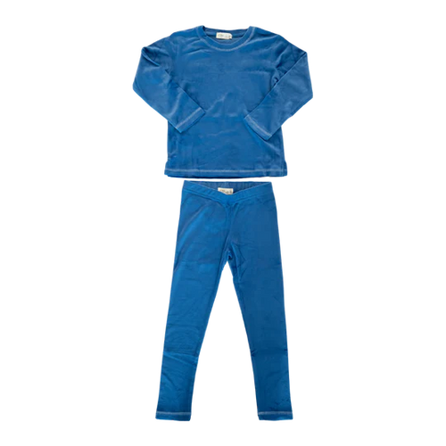 Crew Velour Set - Blue
