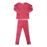 Crew Velour Set - Pink