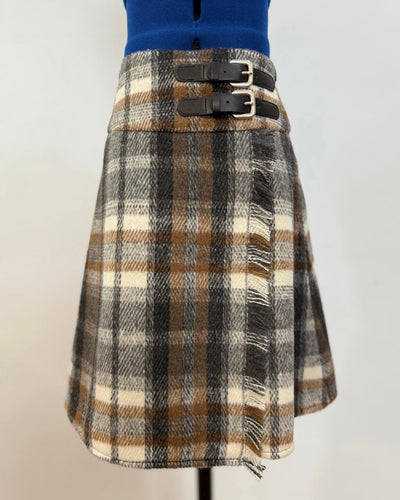 Olivia Rhode Brown Wool Skirt (2208)