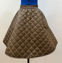 Load image into Gallery viewer, Olivia Rhode Brown Quilted Skirt (2239)
