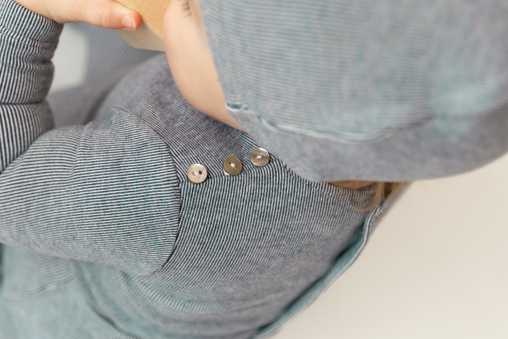 Bee & Dee Snuggle Soft Footie And Beanie - Captain Blue