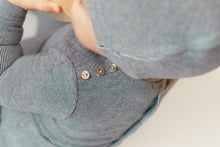 Load image into Gallery viewer, Bee &amp; Dee Snuggle Soft Footie And Beanie - Captain Blue