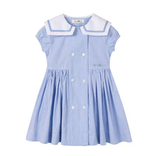 Load image into Gallery viewer, Nou Nelle Striped Double Breasted Dress (Short Sleeve)
