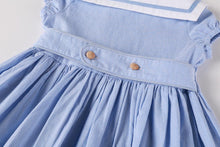 Load image into Gallery viewer, Nou Nelle Striped Double Breasted Dress (Short Sleeve)