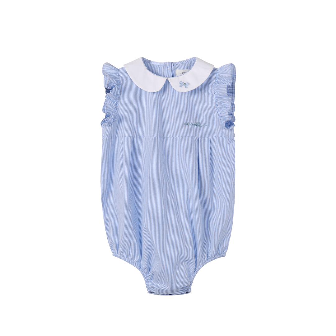 Nou Nelle Striped Girl Romper – Moonlight