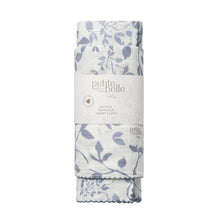 Load image into Gallery viewer, Petite Belle Lafayette Powder Blue Swaddle &amp; Burp Cloth Set