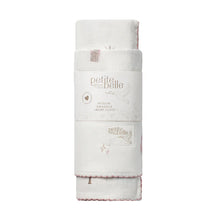 Load image into Gallery viewer, Petite Belle Star Swaddle &amp; Burp Cloth Set