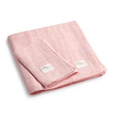 Petite Belle Pink Swaddle & Burp Cloth Set