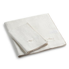 Load image into Gallery viewer, Petite Belle White Swaddle &amp; Burp Cloth Set