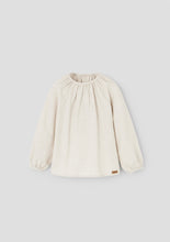 Load image into Gallery viewer, Popelin Sand Raglan Sleeve Blouse (16.5)