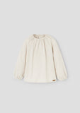 Popelin Sand Raglan Sleeve Blouse (16.5)