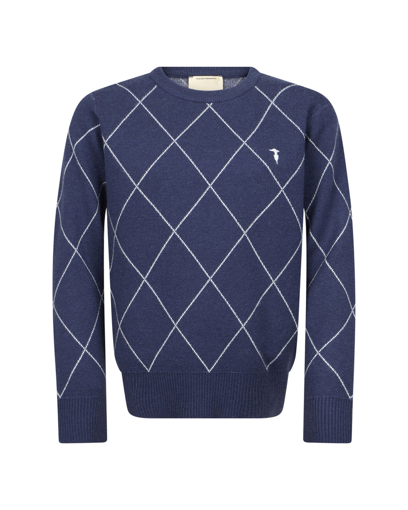 Trussardi Sweater (6030) - Blue Naval