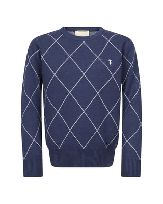 Trussardi Sweater (6030) - Blue Naval