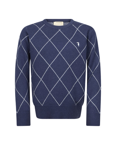 Trussardi Sweater (6030) - Blue Naval