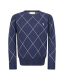 Trussardi Sweater (6030) - Blue Naval