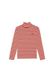 The Campamento Red Stripes Turtleneck T-shirt