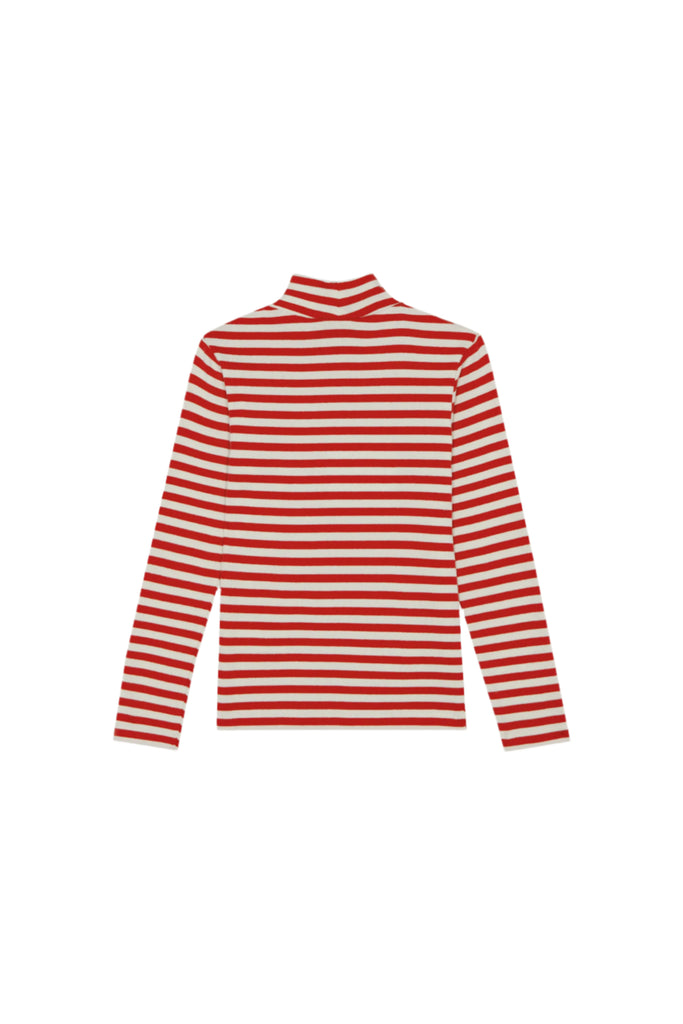 The Campamento Red Stripes Turtleneck T-shirt