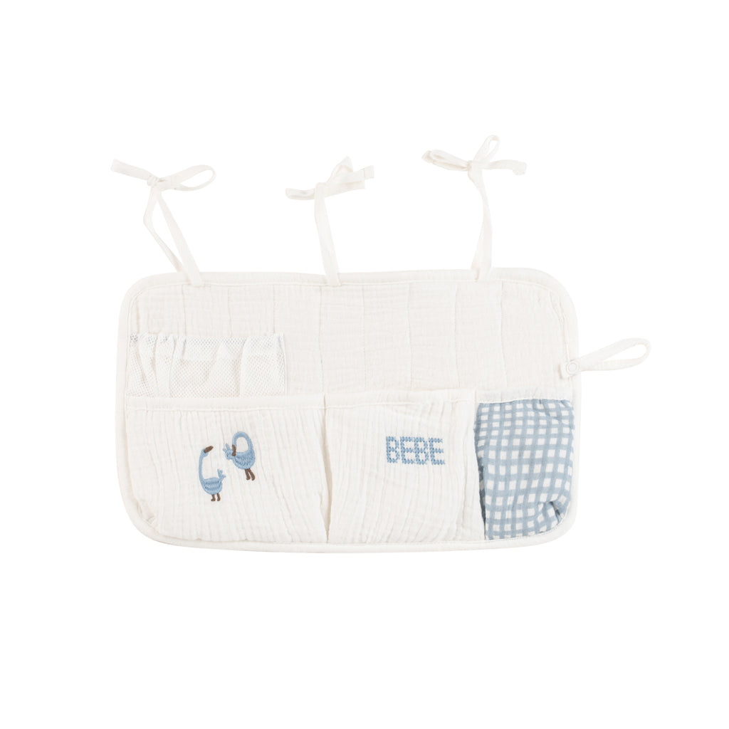 Kipp Crib Organizer - Blue