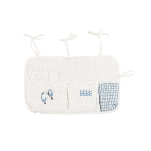 Kipp Crib Organizer - Blue