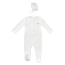 Load image into Gallery viewer, Kipp Logo Romper and Bonnet - Blue