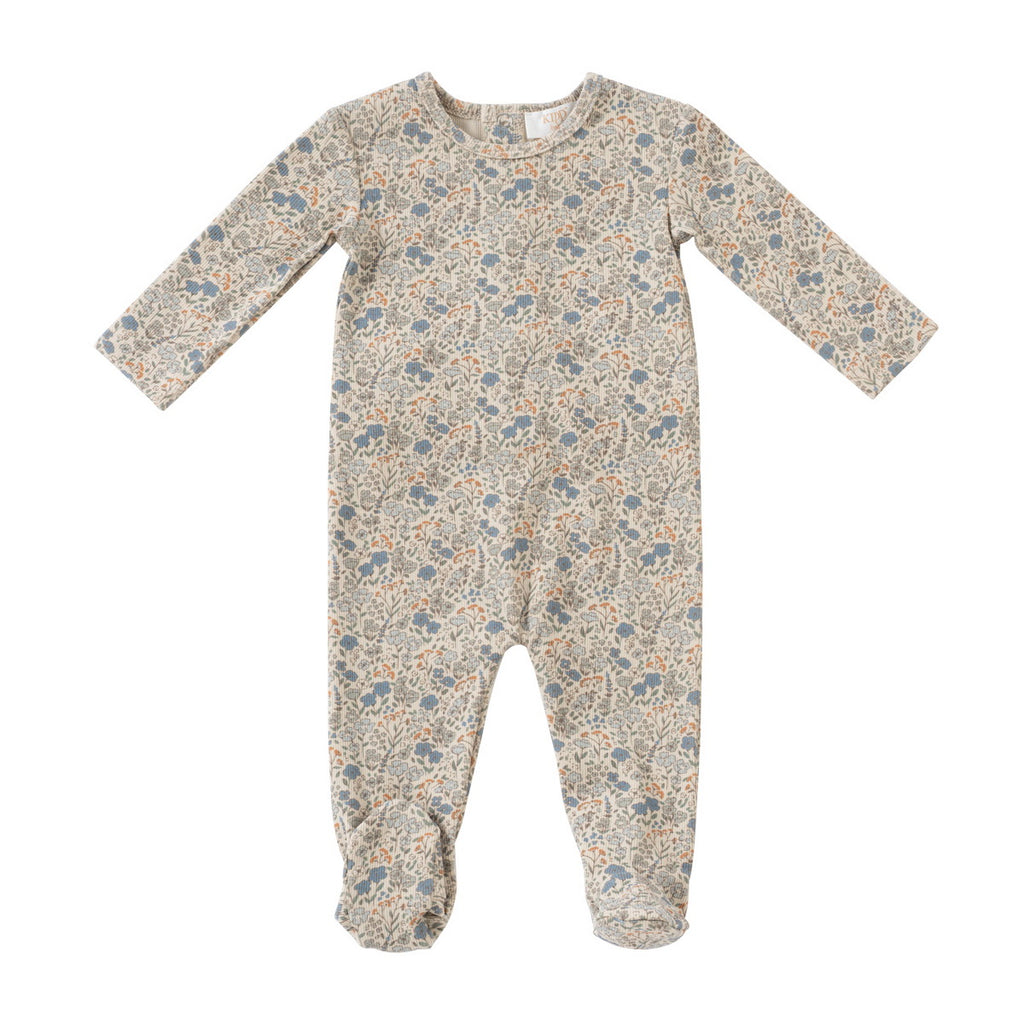 Kipp Floral Romper - Blue