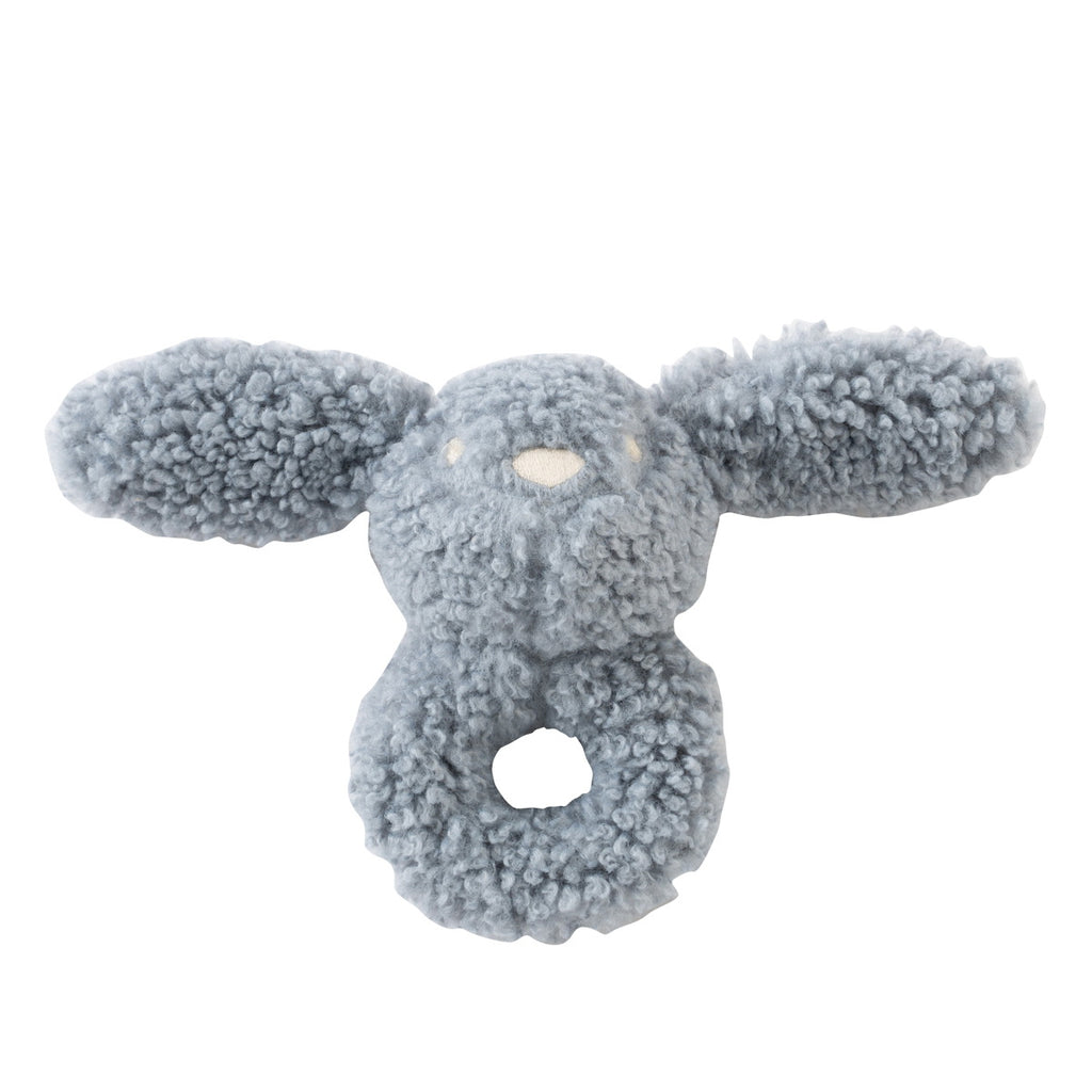 Kipp Furry Friends Rattle- Blue