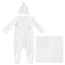 Load image into Gallery viewer, Kipp Furry Friends Swaddle Layette Set - Pink