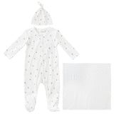 Kipp Furry Friends Swaddle Layette Set - Pink