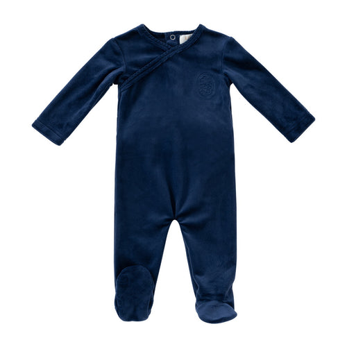 Kipp Embroidered Romper - Navy