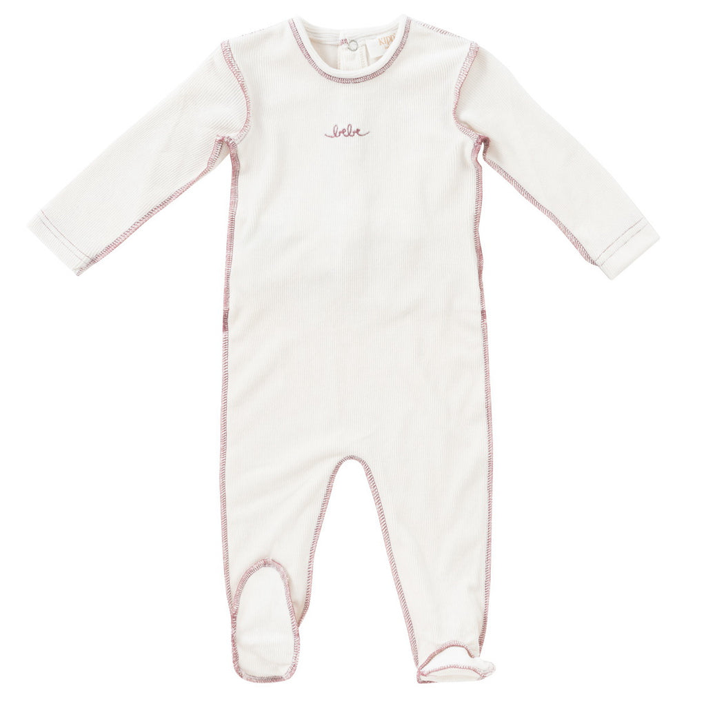 Kipp Edge Stitch Romper - Mauve