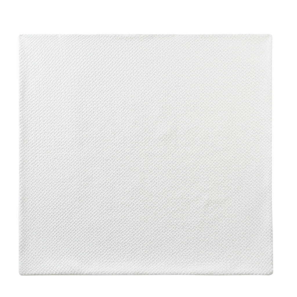 Kipp Textured Knit Blanket - White MATCHES WHITE JACKET