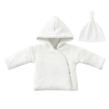 Load image into Gallery viewer, Kipp Textured Cotton Jacket And Hat - White