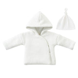 Kipp Textured Cotton Jacket And Hat - White