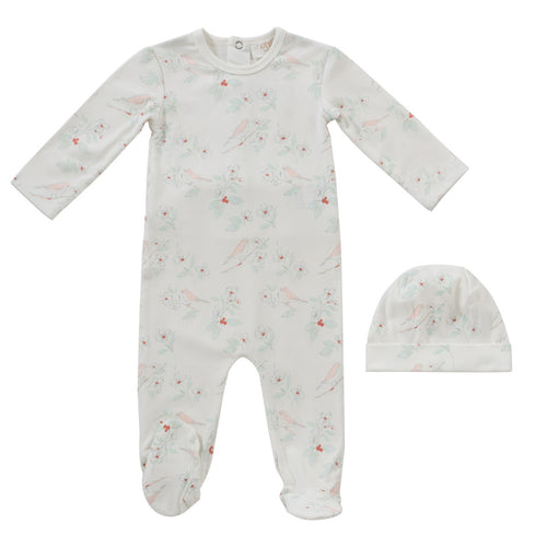 Kipp Nestling Romper & Beanie - Pink
