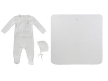 Load image into Gallery viewer, Kipp Baby Teddy Wrap Layette Set - Pink