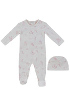 Load image into Gallery viewer, Kipp Baby Toile Footie And Hat - Pink