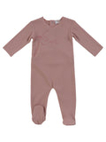 Kipp Baby Flutter Bow Footie - Pink