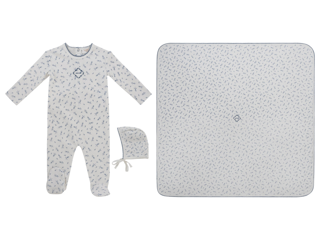 Kipp Baby Petit Pois Layette Set - Blue