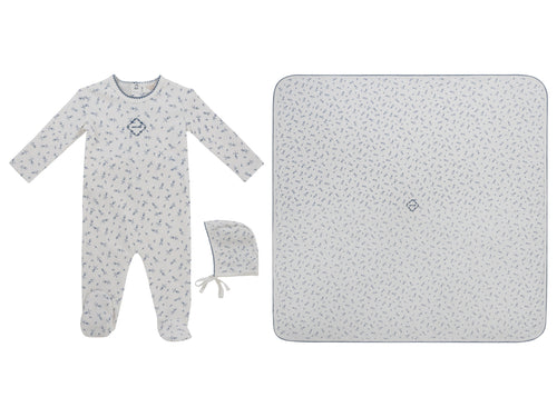 Kipp Baby Petit Pois Layette Set - Blue