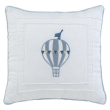 Load image into Gallery viewer, Kipp Baby Up &amp; Away Throw Pillow - Blue