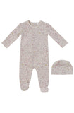 Kipp Baby Sprout Footie And Hat - Pink