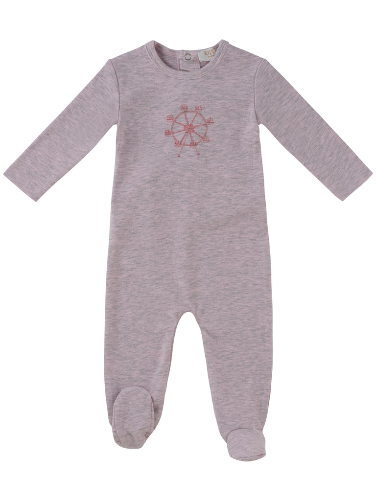 Kipp Baby Carousel Footie - Pink