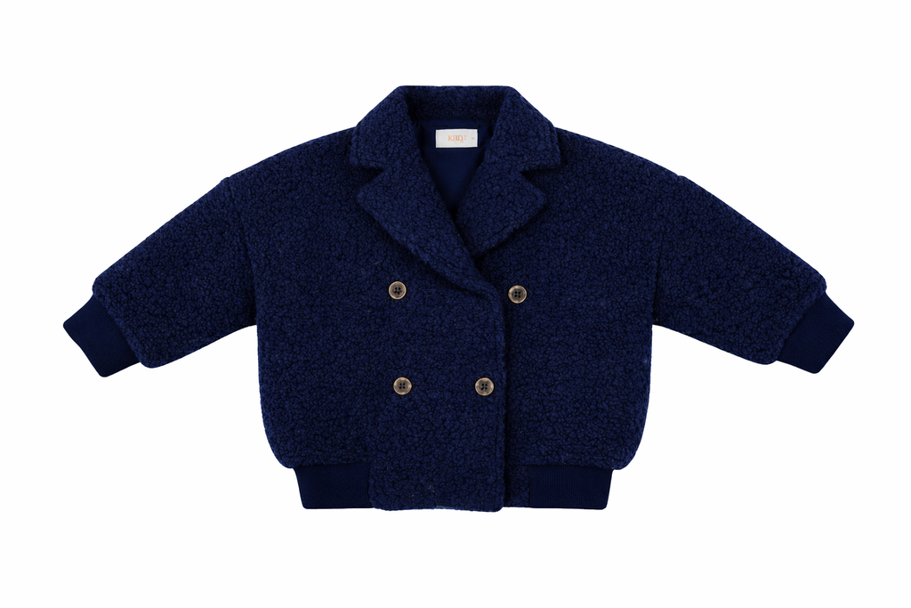Kipp Kenny Sherpa Jacket - Navy