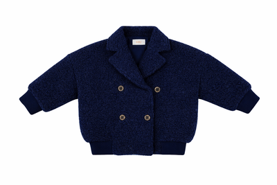 Kipp Kenny Sherpa Jacket - Navy