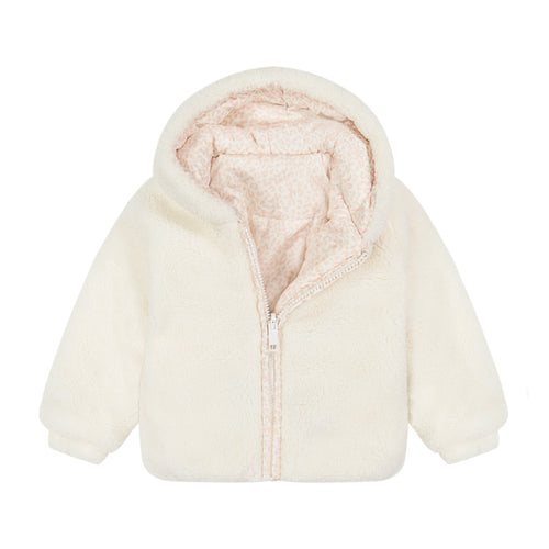 Denali Teddy Bomber - Cream/Floral