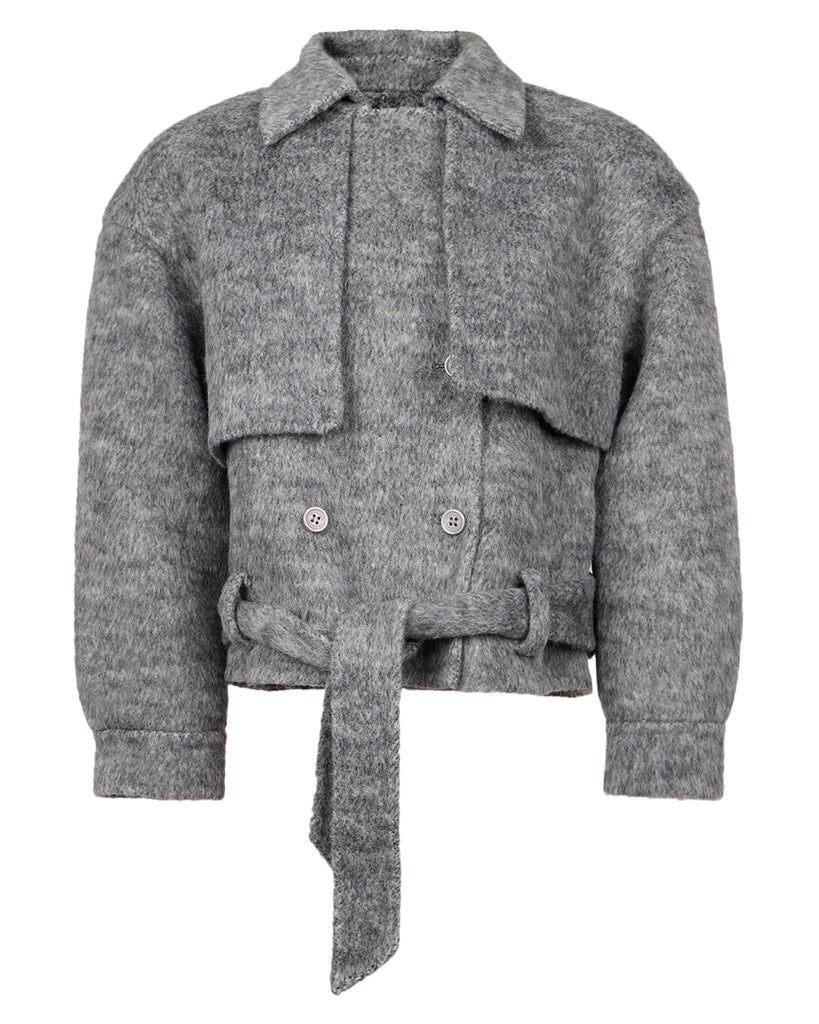 Trussardi Coat (6037) - Grey