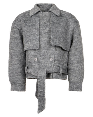 Trussardi Coat (6037) - Grey