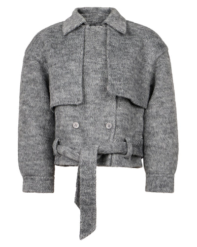 Trussardi Coat (6037) - Grey