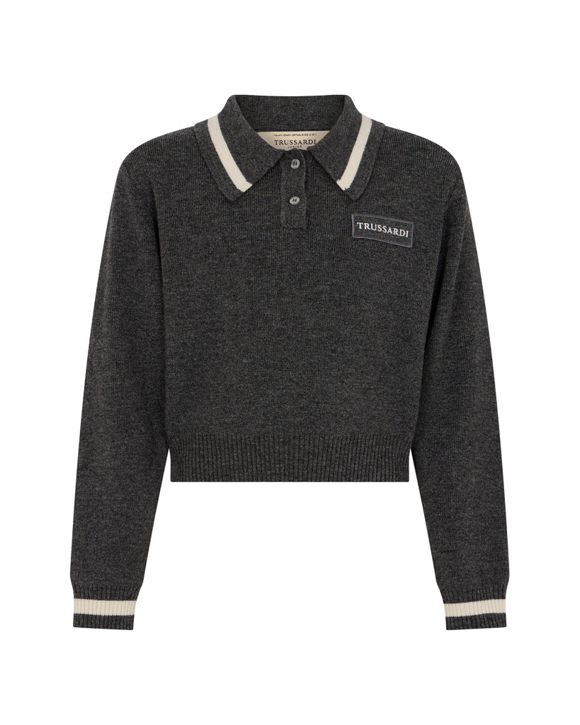 Trussardi Sweater (6047) - Light Grey Melange