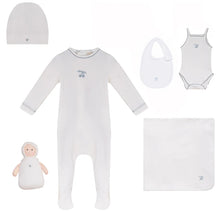 Load image into Gallery viewer, Bubani Boys Eyelet Cherry Collection Take Me Home Set
